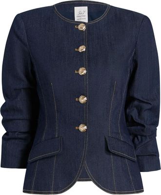 Cinq à Sept Giacca Chris con bottoni - Blu