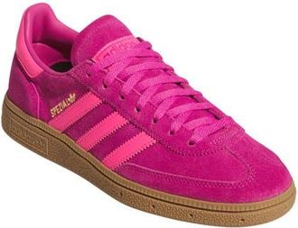adidas Handball Spezial Sneaker in Lucid Fuchsia/Pink/Gold at Nordstrom, Size 7.5