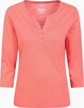 Mountain Warehouse Womens Mountain Warehouse Womens/Ladies Paphos Quick Dry UV Protection Top - Pink/Orange/Red - Size: 16