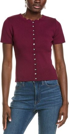endless rose Scalloped Accent Button Top