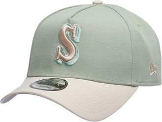 New Era Womens Seattle Mariners Mariners 9Forty A-Frame Cap - Adult Sage/Grey