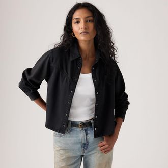 Levi's Logan Shacket - Womens - XS - Black