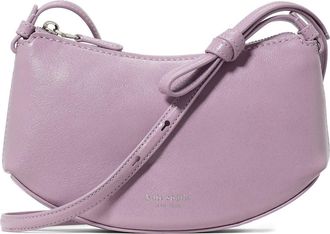 Kate Spade New York loop glazed leather crossbody bag in Market Purple at Nordstrom