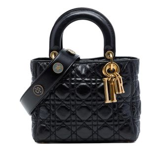 Dior Pre-owned Dior Small Crinkled Patent Cannage My ABCDior Lady Satchel Ladies MHR5GZ45Q2OC9DWB