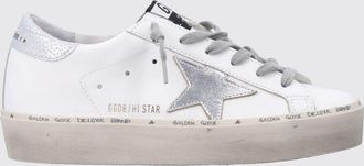 Golden Goose Sneakers Hi Star in pelle con suola platform e dettagli laminati