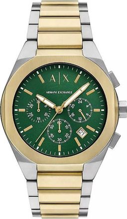A|X Armani Exchange Rafael Chronograph Quartz Green Dial Mens Watch AX4184