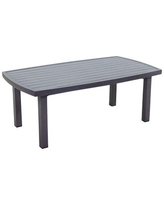 Courtyard Casual Cabo Aluminum 48In Rectangle Coffee Table