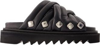 Valstar Aj1345 Sandals - Toga Pulla - Leather - Black