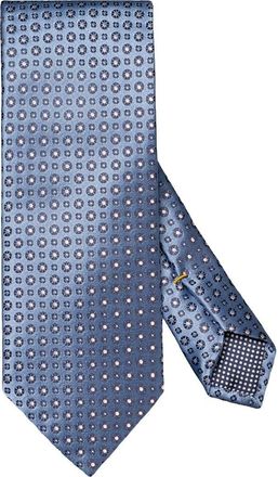 Eton Medallion Silk Jacquard Tie in Light Blue at Nordstrom