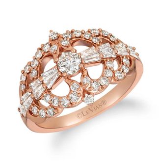 Le Vian Ladies Nude Diamonds Rings set in 14K Strawberry Gold