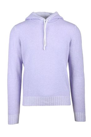 Darwin Wisteria Virgin Wool Mens Hooded Sweater