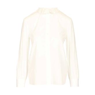 Saint Laurent Shirt in Cotton Poplin - female - Saint Laurent - Blouses - White - M - Blouses & Shirts