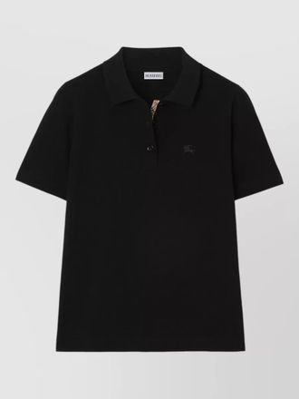 Burberry polo collar short sleeve womens top