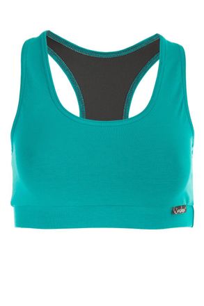 Winshape Sport-Bustier WINSHAPE WVR1, Damen, Gr. XL, gr&uuml;n (ocean gr&uuml;n), Obermaterial: 90% Baumwolle, 10% Elasthan, BHs Sport-Bustier