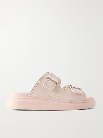 Alexander McQueen Rubber Exaggerated-sole Sandals - Pink