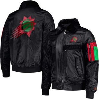 Starter Mens Starter x Ty Mopkins Black Phoenix Suns Black History Month Satin Full-Zip Jacket at Nordstrom, Size Xx-Large
