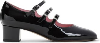 Carel Kina Patent Leather Block Heel Shoes