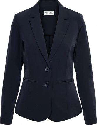 &Co Woman Blazer dames- stijlvol en elegant - Dames - Blazers - Blauw - 3XL - Wol - Jassen