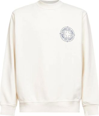 Stone Island Pullover Wei&szlig;