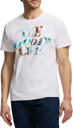 Robert Graham The Good Life Knit Graphic T-Shirt in White at Nordstrom Rack, Size Xx-Large