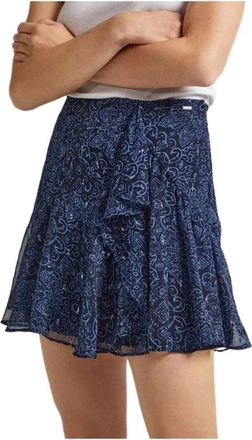 Pepe Jeans London Mujer, Faldas, Azul, Talla: M