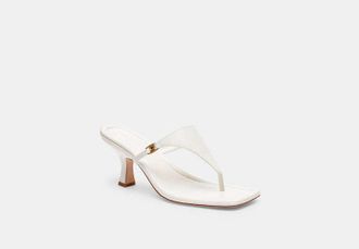 Coach Heritage C Plaque Thong Sandal