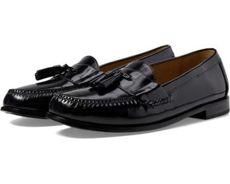 Cole Haan Pinch Tassel Loafers Mens Black Leather Slip On Shoes RHS9496