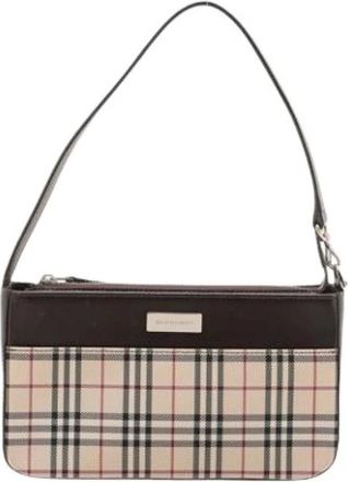 Burberry Pre-owned Shoulder Bags, female, Brown, Size: ONE SIZE Pre-owned Vintage Shoulder Bag