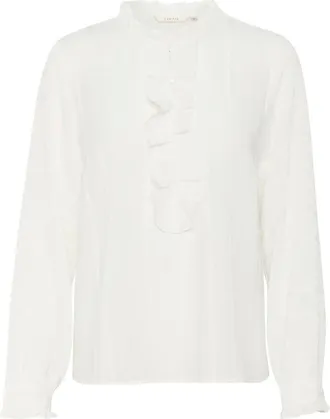 Cream Dames, Blouses & Shirts, Wit, Maat: L