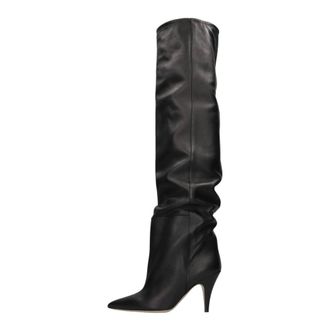 Khaite River Knee High Boot 90 - - Shoes - Donna - Nero - 37 EU