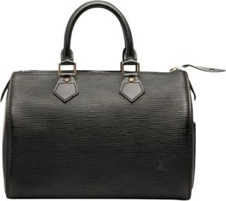 Louis Vuitton Pre-owned Handbags, female, Black, Size: ONE SIZE Pre-owned Leather Travel Bag