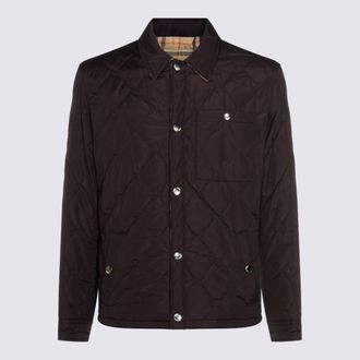 Burberry Burgundy Brighton Down Jacket