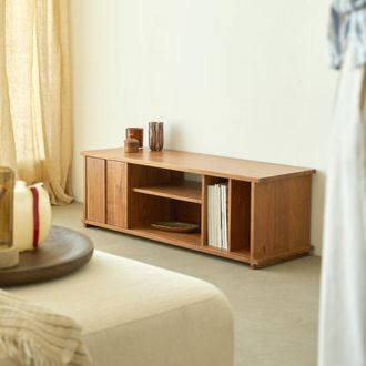 Tikamoon Mueble de tv de acacia 120 cm
