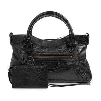 Balenciaga Le City First Bag - female - Balenciaga - Handbags - Black - ONE SIZE - Bags