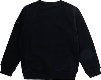 Stone Island Boys Hoodie Black Hoods & Sweatshirts