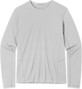 Stio | Mens Lucent Tee Shirt Long Sleeve, Size Extra Large in Quiet Grey Heather