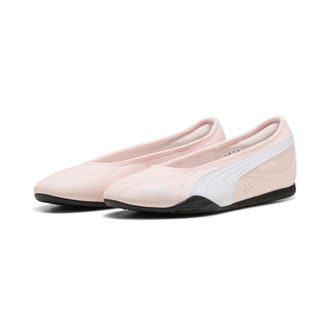 Puma Sneaker PUMA CATCH SOLEIL BALLERINA, Damen, Gr. 37,5, jasmine flower, puma wei&szlig;, Synthetik, Schuhe Sneaker, Design auf den Spuren des Puma Speedcat
