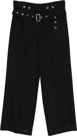 Seafarer Belted Wide-leg Trousers