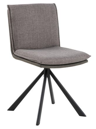 ebuy24 Silla Flynn Gris Negro