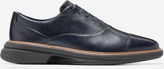 Cole Haan Mens Øriginal Grand Cityspectre Captoe Oxfords - Blue Size 10.5