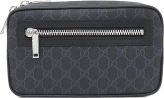 Gucci Black Gg Supreme Canvas Fanny Pack (Pre-Owned)