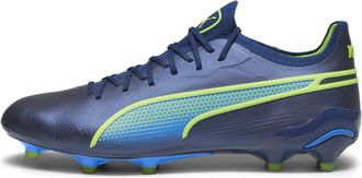 Puma Mens KING ULTIMATE FG/AG Football Boots - Blue Felt - Size UK 10.5