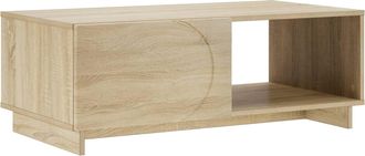 vidaXL Mesa De Centro Roble Sonoma 95 X 50,5 X 35 Cm Vidaxl