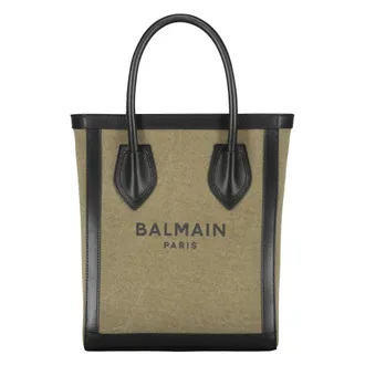 Balmain Tote Bags, female, Green, Size: ONE SIZE Tote Bag