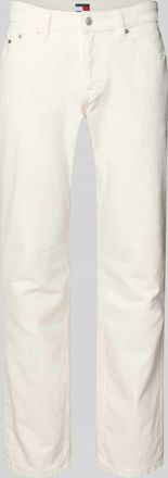Tommy Jeans Slim Fit Jeans aus Baumwoll-Mix Modell SCANTON SLIM in Weiss, Gr&ouml;&szlig;e 29/30