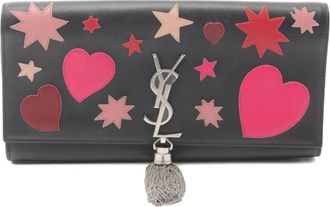 Saint Laurent Clutch Kate anni 2010 - Nero