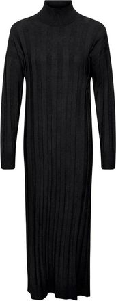 Inwear Zusan IW Jurk - Dames - Kleedjes - Grijs - XS - Leer - Kleedjes