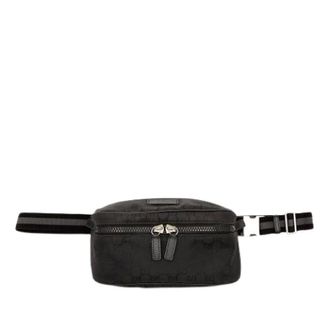 Gucci Pre-owned Nylon Belt Bag - Dames - Pre-owned - Zwart - Maat: ONE Size Nylon