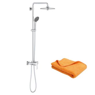 GROHE Columna De Ducha Grohe Vitalo 260 Joy Tres Zonas De Chorro Diferentes + Microfibra