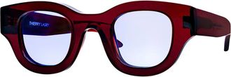 Thierry Lasry Autocracy 509 PURPLE Mens Sunglasses Burgundy Size 45